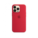 (Raudona) Skysto silikono dėklas Apple iPhone 13 Pro, &scaron;velnus liesti