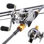 Masalų me&scaron;kerės kombinuotas mėtymo ritė gėlavandenis anglies magnetinis stabdys 11+1BB sklandžiai mėlynos spalvos