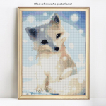 5D &bdquo;pasidaryk pats&ldquo; deimantų tapyba &bdquo;Animal Fox&ldquo; Viso apvalaus kalnų kri&scaron;tolo paveikslų siuvinėjimo i&scaron;pardavimas deimantų 20X30