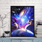 Deimantinis siuvinėjimas Hobis Shinny Universe & Planet 5D DIY Deimantinis pie&scaron;imas kryželiu Deimantas 20X30CM