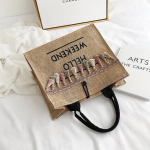 &bdquo;Yogodlns&ldquo; moteri&scaron;ka lininė rankinė didelės talpos &bdquo;Tassel Ladies&ldquo; kelionių paplūdimyje, laisvalaikio rankinė ant peties 34.5*14.5*29cm juoda