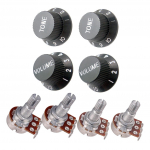 Gitaros garsumo valdymo rankenėlės 18 mm veleno potenciometro indai 18mm