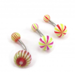 Les Tr&eacute;sors De Lily [J9573] - Set de 3 Body Piercing 'Tecno'