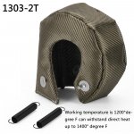 PQY - 100% Full TITANIUM T3 turbo antklodė turbo &scaron;ilumos skydas tinka: t2 t25 t28 gt28 gt30 gt35 ir dauguma t3 turbo PQY-TBF03