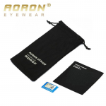 Originalus AORON akinių krep&scaron;ys Auk&scaron;tos kokybės saulės akinių mai&scaron;eliai su poliarizacijos testo kortele + &scaron;varia &scaron;luoste juoda