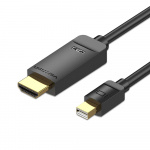 Vention Mini DisplayPort į HDMI kabelis 4K HD Thunderbolt 2 HDMI kabelio keitiklis televizoriui MacBook Air 13 iMac Mini DP į HDMI laidas 3m juoda