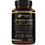 &bdquo;Optisorb&ldquo; skystas kurkuminas su vitaminu D &ndash; 60 &bdquo;Liqcaps&ldquo; | 185x ciberžolės ir kurkumino biologinis prieinamumas