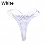 ?Erotic G-string Seksualus apatinis trikotažas Sekso Kostiumai Nėriniai Siamo Lenceria Mujer Porno Kelnaitės Apatiniai Tvarsčiai Bikiniai Stringai Naktiniai drabužiai S balta