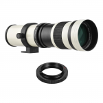 Fotoaparato MF Super Telephoto Zoom objektyvas F/8.3-16 420-800mm T2 laikiklis su AI tvirtinimo adapterio žiedu