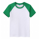 ZIRUNKING Vaikams Spalvingi mar&scaron;kinėliai Vaikai Berniukai Mergaitės Vasariniai laisvalaikio mar&scaron;kinėliai trumpomis rankovėmis solidūs mar&scaron;kinėliai KIDCOLOR 140