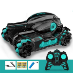 Gesture Induction Tank RC Car 4WD Launch Water Bomb Drift Tank 2.4G Nuotolinio valdymo pultelis Buggy Music &Scaron;arvuotas automobilis Elektrinis Vaiko berniuko Gimtadienio dovana