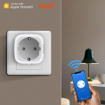 16A Apple sertifikuotas ES Smart Socket WiFi Smart Plug Outlet Tuya Smart Life App valdymo laikmačio jungiklis skirtas Apple Homekit Alexa Google Home EU Standard
