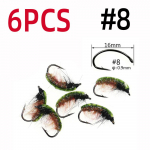 #8 #10 Ultravioletinės nimfos krevetės, musės, kirmėlės, upėtakiai, e&scaron;eriai, e&scaron;eriai pilkieji žvejybos masalai, museliniai masalai, greitai skęsta