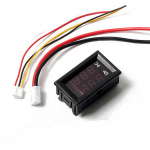 Testeris voltmetro ampermetro &scaron;untas 10/50/100A dvigubas skaitmeninis 10A