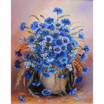 &bdquo;Pasidaryk pats&ldquo; 5D deimantinė tapyba, pilnas apvalus grąžtas, gėlių kri&scaron;tolas, gėlėtas deimantinis siuvinėjimas kryželiu Siuvinėjimo rinkinys Sienų menas Namų dekoras Full Round 20x30CM