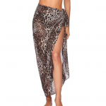 Nuostabus, lengvai priderinamas seksualus itin plonas nuo UV spindulių apsaugantis paplūdimio bikinio sijonas vasaros atostogoms One Size