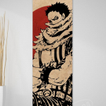 Spausdinta drobė Japonijos animacijos plakatas vientisas namų dekoravimas Lufėjaus freskos Zorro sienų meno kūriniai 20cm&times;40cm NoFrame