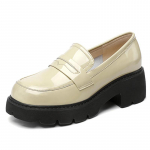 Loafers Batai Moteri&scaron;ki pavasario platforma Moteri&scaron;ki didelio dydžio batai Britų stiliaus mada Žalieji mokykliniai batai Moteri&scaron;ki 35