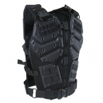 Reguliuojama Combat Molle liemenė Airsoft dažasvydžio liemenė, skirta &scaron;audymui lauke No magazine case juoda