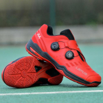 Profesionalūs badmintono batai teniso sportiniai tinklinio batai dvigubai besisukantys automatiniai nėriniuoti stalo teniso treniruočių batai 42