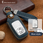 Automobilio rakto dėklo dangtelis, skirtas Toyota Noah Tarago Mark X RAV4 Voxy Corolla Yaris Estima Key Skin Protector Priedai Automobilių modeliavimas mėlyna