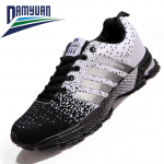 Patogūs vyri&scaron;ki sportbačiai, amortizatoriai, laisvalaikio bėgimo bateliai, treniruoklių batai, sportiniai gimnastikos batai 35 pilka