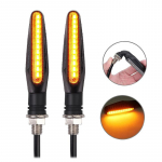 2 vnt./komplektas Motociklo posūkio signalo LED įspėjamoji lemputė posūkio signalo mirksėjimo indikacinė lemputė Stonego motociklų priedai YSL 2pcs/set