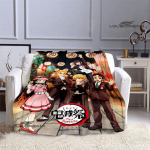 Demonų naikintojas Anime Spaudinys Polyna Laukinių diržų Bum antklodė Plok&scaron;čia, Mink&scaron;ta ir Patogi Namų Kelionė Lovos Gimtadienio Dovana 130x150cm