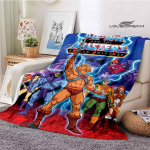 Animacinio visatos valdovo HE-MAN atspausdintas pledas vaikams &scaron;iltas gražus pledas flanelinis mink&scaron;tas ir patogus gimtadienio dovana 150x200cm