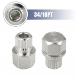 Rato užrakto veržlės veržlės veržlės veržlės nuėmimo rakto sidabrinis tonas