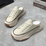 Moteri&scaron;ki drobės mulai Memory Foam Clipper Madingi sportbačiai Patogūs užsegami mulai &scaron;ventiniai batai be nugarų 39