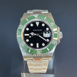 41 mm vyri&scaron;kas mechaninis laikrodis automatinis laikrodis safyro stiklas 316 nerūdijančio plieno &scaron;viečiantis vandeniui atsparus Miyota 8215 judėjimas žalias juodas