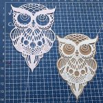 Pelėda metalo pjovimo &scaron;tampai Trafaretai Scrapbooking Reljefinis &scaron;tampavimas Albumo kortelė &bdquo;Pasidaryk pats&ldquo;