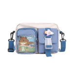 Kawaii Bag Girls Student Mažas Nailoninis Krep&scaron;ys Mutiki&scaron;enės Permatomos Crossbody Krep&scaron;iai Moteri&scaron;kas pečių krep&scaron;ys