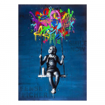 Mergina siūbuojanti drobė Pie&scaron;imas Abstraktus Graffiti Pop Art Plakatai Spaudiniai Sienų Meno Nuotraukos Svetainė Namai Miegamasis Dovanos Papuo&scaron;imas Cuadros 50x70cm No Frame