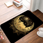 Plunksnos Saulės Ra&scaron;to Įėjimo Durų Kilimėlis Svetainės Miegamojo Kilimas Neslystantis Mink&scaron;tas Vonios Kambario Kilimėlis 40x60cm