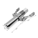 Dvigubos rankenos tepalo įrankio jungtis, didelio na&scaron;umo greito atleidimo tepimo pistoletas be/su 30 cm žarna Without 30cm hose