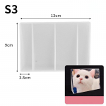 &bdquo;Love Heart Square&ldquo; fotojuvelyrinių dirbinių formų kūrimas silikono formos rėmas, epoksidinė forma, skirta &bdquo;pasidaryk pats&ldquo; amatų derva dekoratyviniams amatams S3