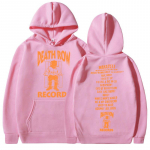 Death Row Records gobtuvas Unisex_s Women_s Auk&scaron;tos kokybės Savaitgalio gobtuvas su gobtuvu Polar Fleece Y2k megztiniai Unisex moteri&scaron;kas megztinis XL