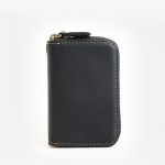 Vyri&scaron;kas daugiafunkcis raktų krep&scaron;ys Retro Crazy Horse odinis rankinis ne&scaron;iojamas trumpas dvigubas užtrauktukas monetų kortelių laikikliai piniginės raktų mai&scaron;eliai