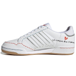 Adidas Continental 80 Stripes Siuvinėtas Gėlės Unisex Sportbačiai Balti Avalynė-Balta Sidabrinė Metali&scaron;ka GZ3044 43⅓ white