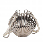 2024 m. Nauji vasariniai lūpų dažų krep&scaron;iai moterims Fashion Pearl Mini Piniginė Crossbody Bag Auk&scaron;tos kokybės Gold Shell Krep&scaron;ys Dizaineris Pečių Krep&scaron;ys