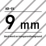 8m X 9mm etikečių juosta, suderinama su Casio etikečių gamintoju Kl-780 Kl-60 Kl-170 Kl-120 Kl-820 Cw-l300