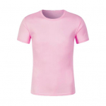 Unisex Tee Top Regular Atsparus blukimui Unisex Top trumpomis rankovėmis O formos megztinis mar&scaron;kinėliai Unisex mar&scaron;kinėliai sportui 2XL rožinė