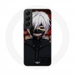 Coque maniacase pour Samsung Galaxy S22 Tokyo Ghoul Kaneki Ken Masque Japonais Anime