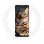 Coque Samsung Galaxy A51 Bengal Race de Chats