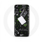 Coque pour Samsung Galaxy S6 Music cl&eacute; de sol