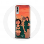 Coque pour Samsung Galaxy A70 Squid Game Kang Sae Byeok Num&eacute;ro 067 Et Ji Yeong Num&eacute;ro 240