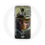 Coque pour Samsung Galaxy J3 2017 Loki Thor Ragnarok avec Casque Fanart Saison 1