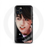 Coque pour Iphone 13 Pro Max BTS Bangtan Sonyeondan Jungkook Fanart juoda